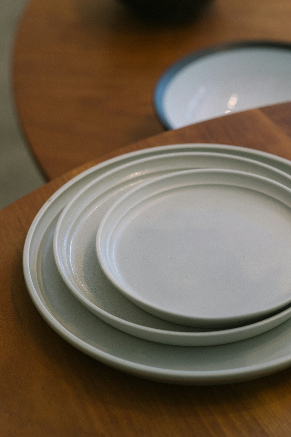 a close up of a plate on a table