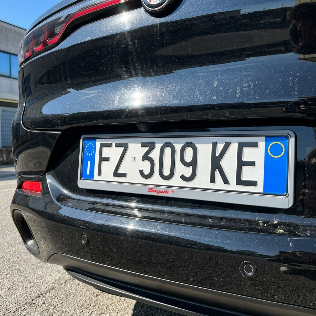 Modello Steel / Logo Rosso Targado